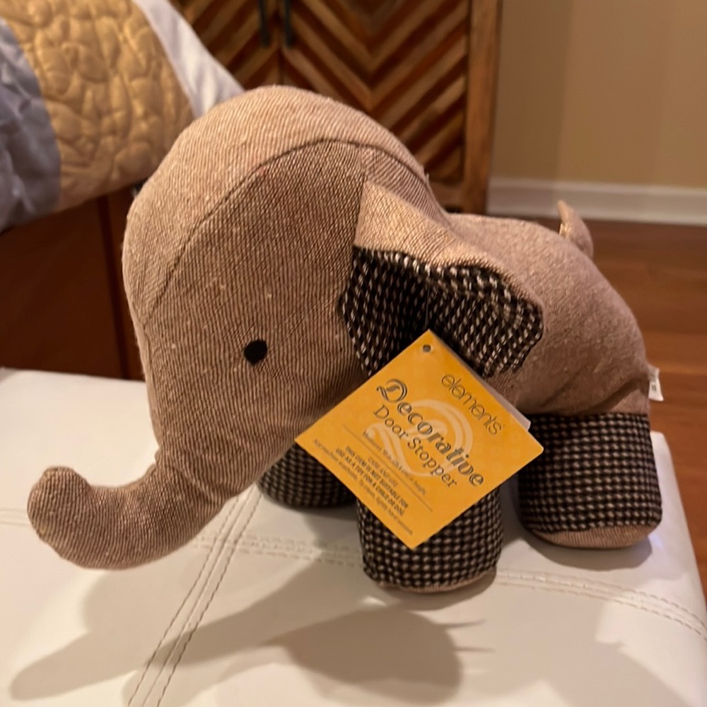 Bean Bag Elephant Door Stopper